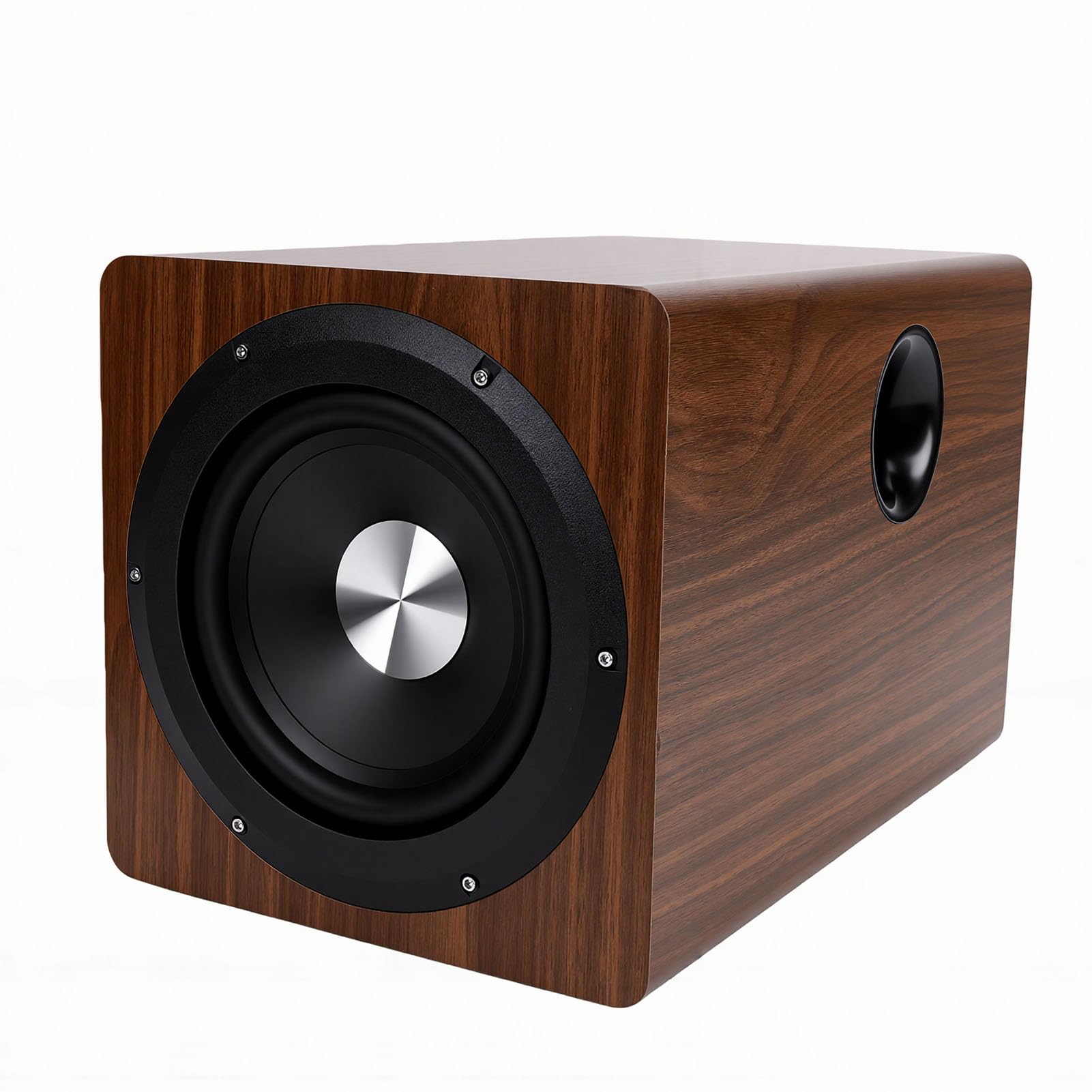 Tangxi Subwoofer Attivo da 6,5 ​​pollici 100 W, Subwoofer Audio Domestico Attivo, Altoparlante per Bassi Profondi per Film e Musica Domestici (EU)
