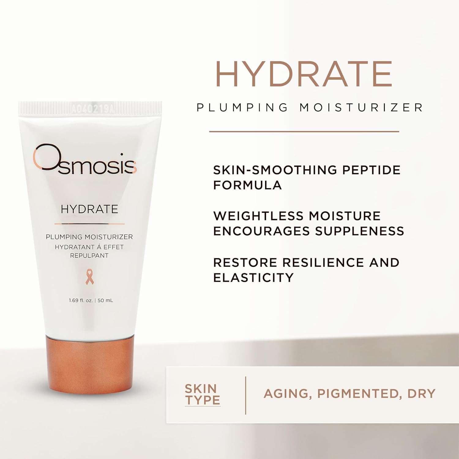 OSMOSIS HYDRATE Plumping Facial Moisturizer with Shea Butter, Skin-Soothing and Firming for Aging, Pigmented, Sensitive, Dry, and Irritated Skin, 1.69 Fl Oz - Image 2