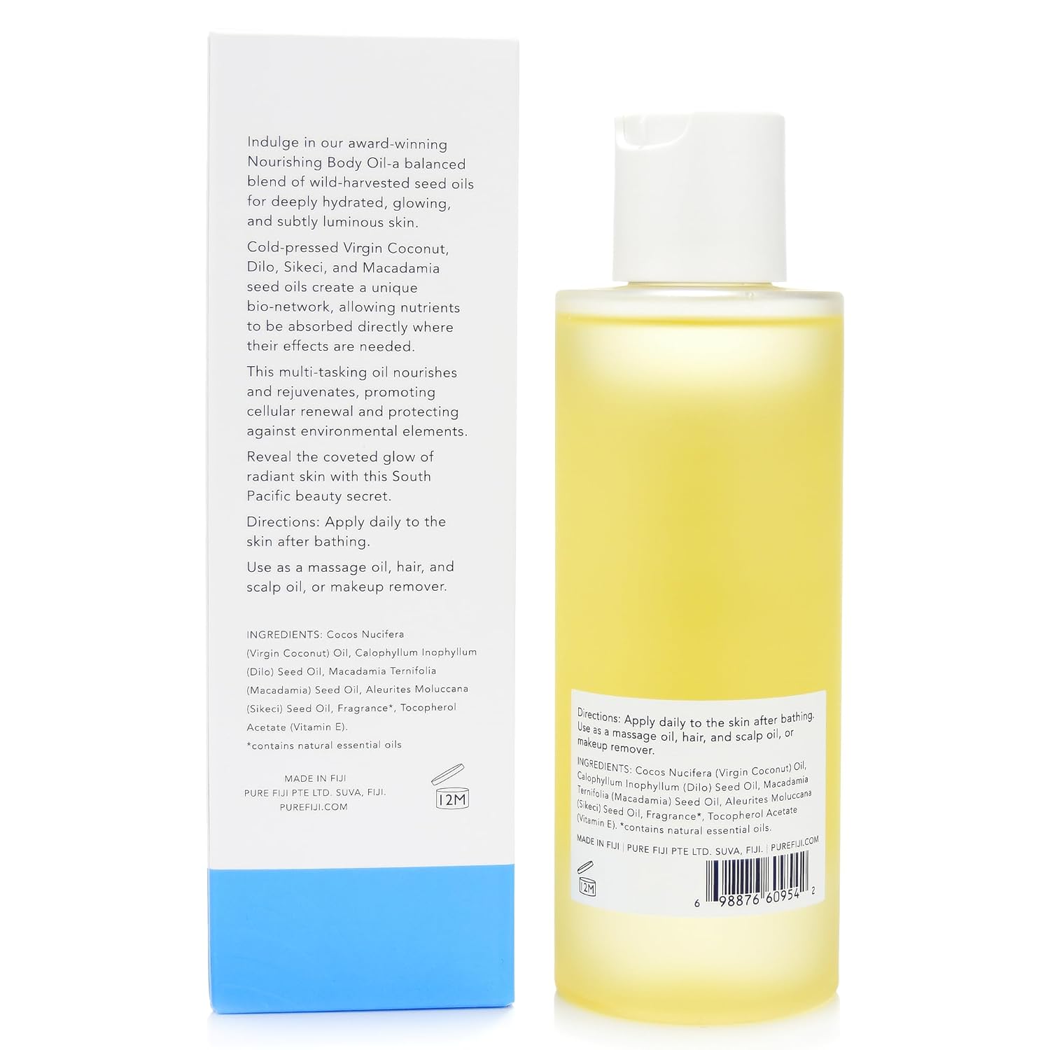 PURE FIJI Nourishing Exotic Coconut Body Oil, Coconut (7.7 fl oz/230ml) - Image 2