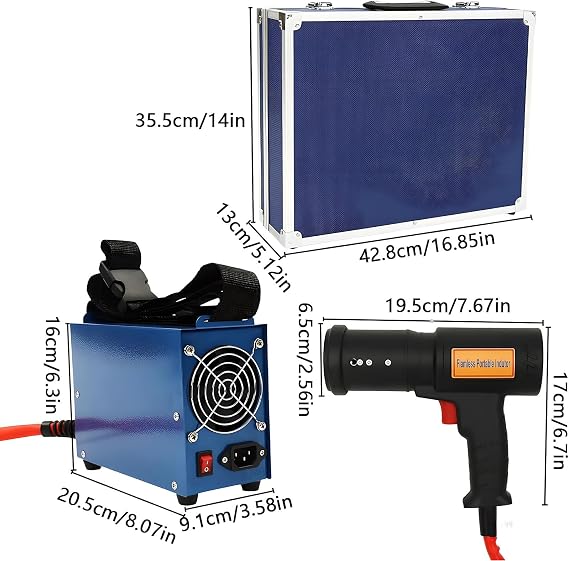 Hand-Held Electromagnetic Induction Heater for Bearings 150mm 200°C Portable Induction Bolt Heater Tool with Digital Display