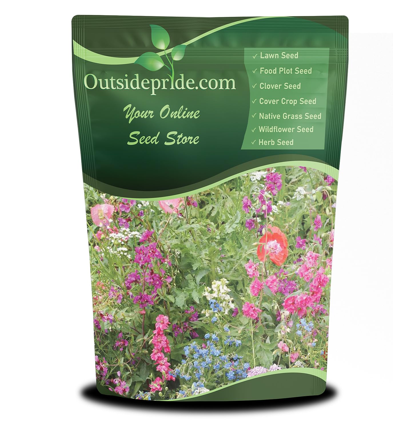 Outsidepride Partial Shade Wild Flower Seed Mix