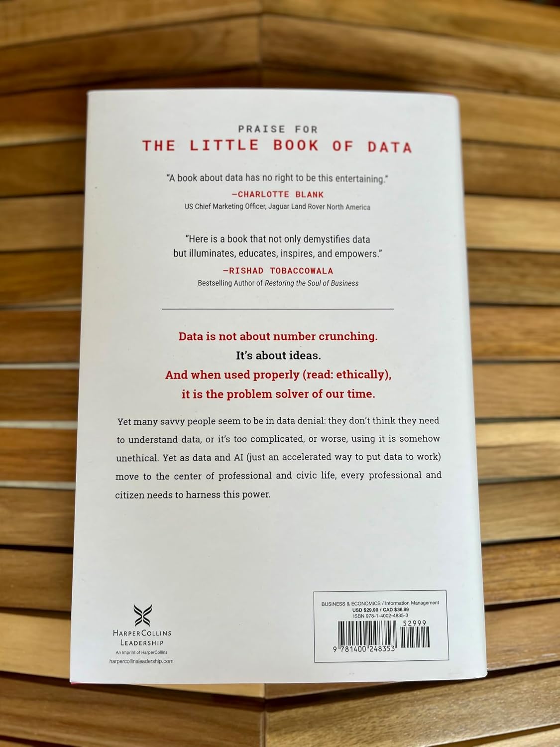The Little Book of Data: Understanding the Powerful Analytics that Fuel AI, Make or Break Careers, and Could Just End Up Saving the World