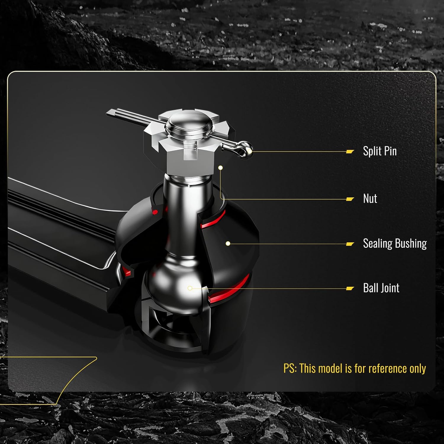 TUCAREST K622944 K622945 (Pair) Front Lower Control Arm and Ball Joint Assembly Compatible With 2008-2019 To-yota Highlander,09-16 Venza /2010-2022 Le-xus RX350 RX450h [# 48068-0E050 48069-0E050]