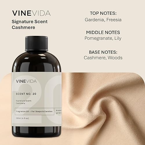 Miniatura 178 de VINEVIDA [4 onzas] Aceite de fragancia de madera de teca de caoba para fabricación de velas y fabricación de jabón, aromas de velas prémium para