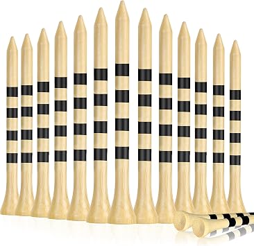 Natural Wooden Golf Tees 100 Pack 2-3/4" & 3-1/4" Available