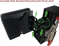 Vista 5 de Universal Mounting Bracket & Add-On Side Bracket for The Elgato Stream Deck +. Designed for Sim Racers, Flight Simulators, Streamers & Workstations.