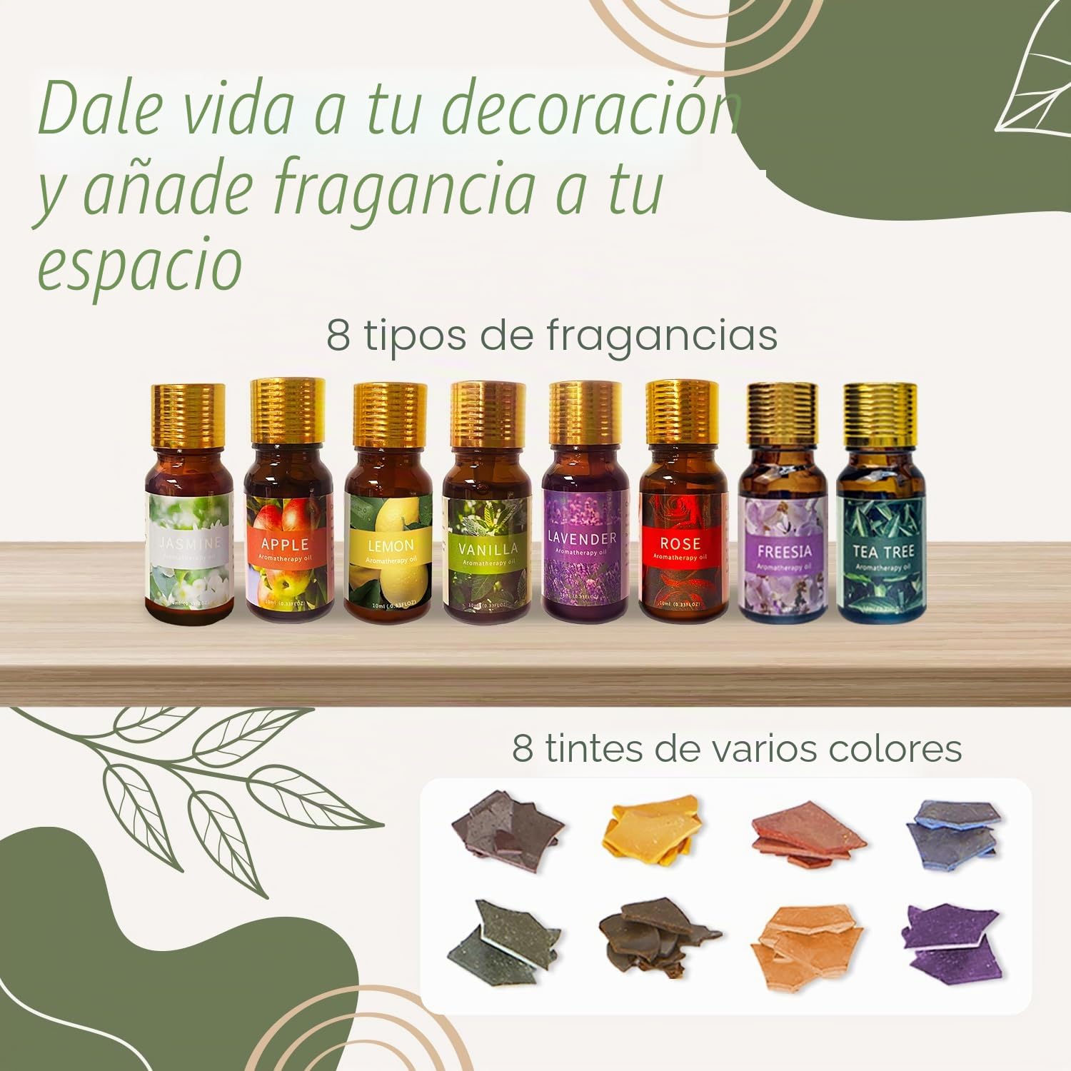 LINGQIAN Kit para hacer velas DIY, crisol eléctrico con pico, 8 latas para velas, 8 aceites aromáticos, kit de hacer velas profesional con bolsa de transporte