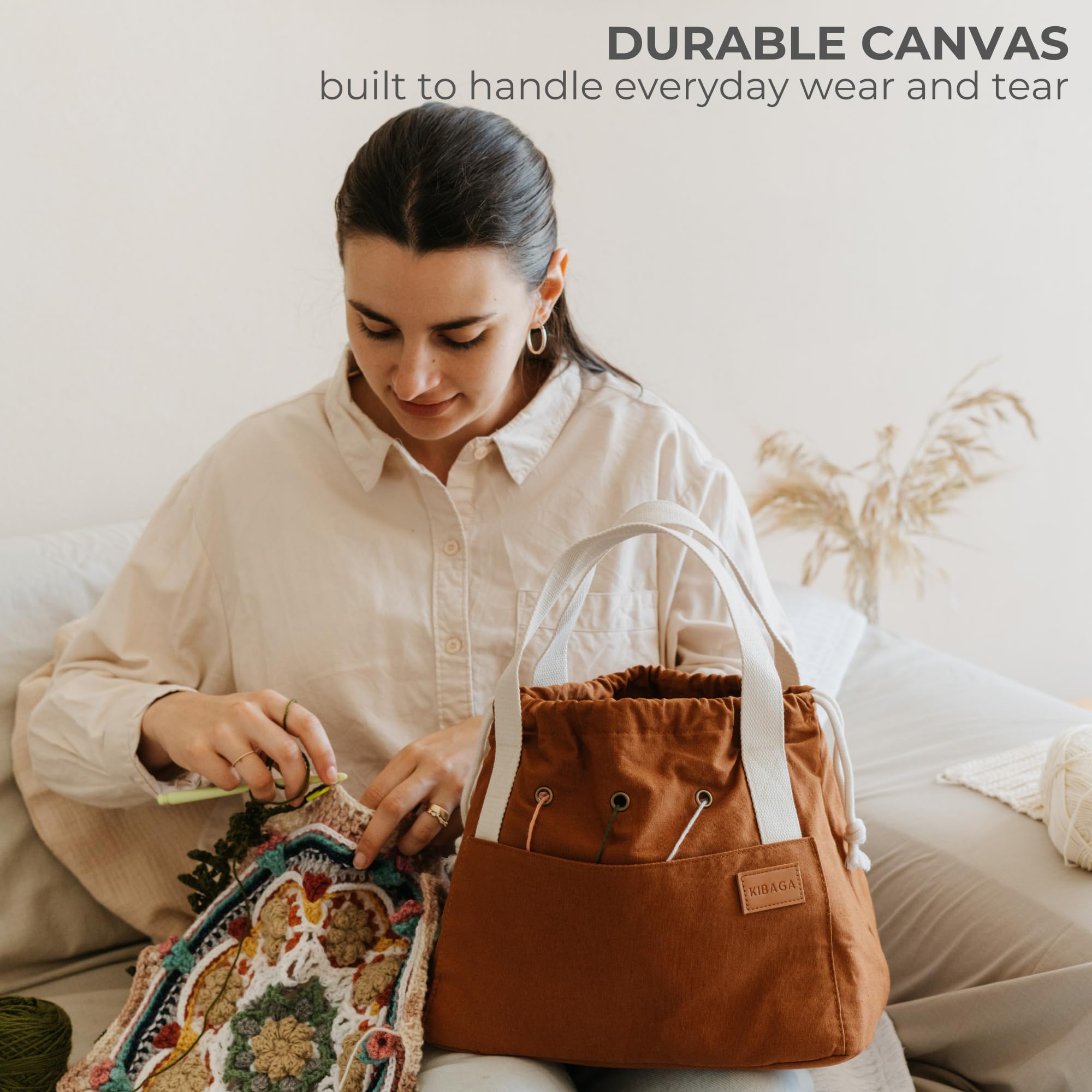 SAC DE RANGEMENT Compact Et Portable Enroulable Pour Crochet Outils Et Fournitur EUR 23,44