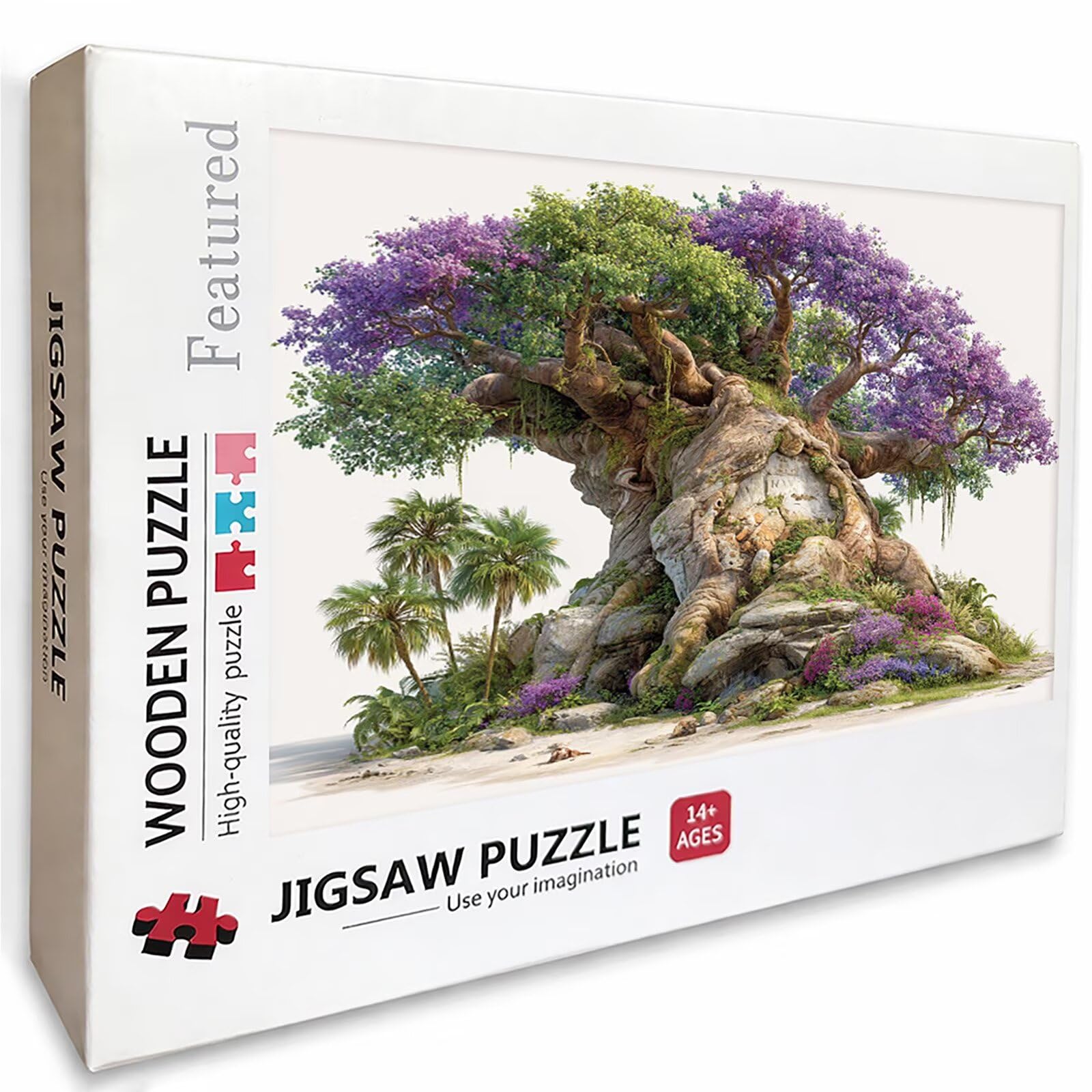 Puzzle z roślinami, 5000 elementów dla dorosłych, drewniane puzzle "zrób to sam", 156 x 105 cm, drewniane puzzle dla całej rodziny, dekoracyjne puzzle i prezenty, duże, inteligentne puzzle, prezent