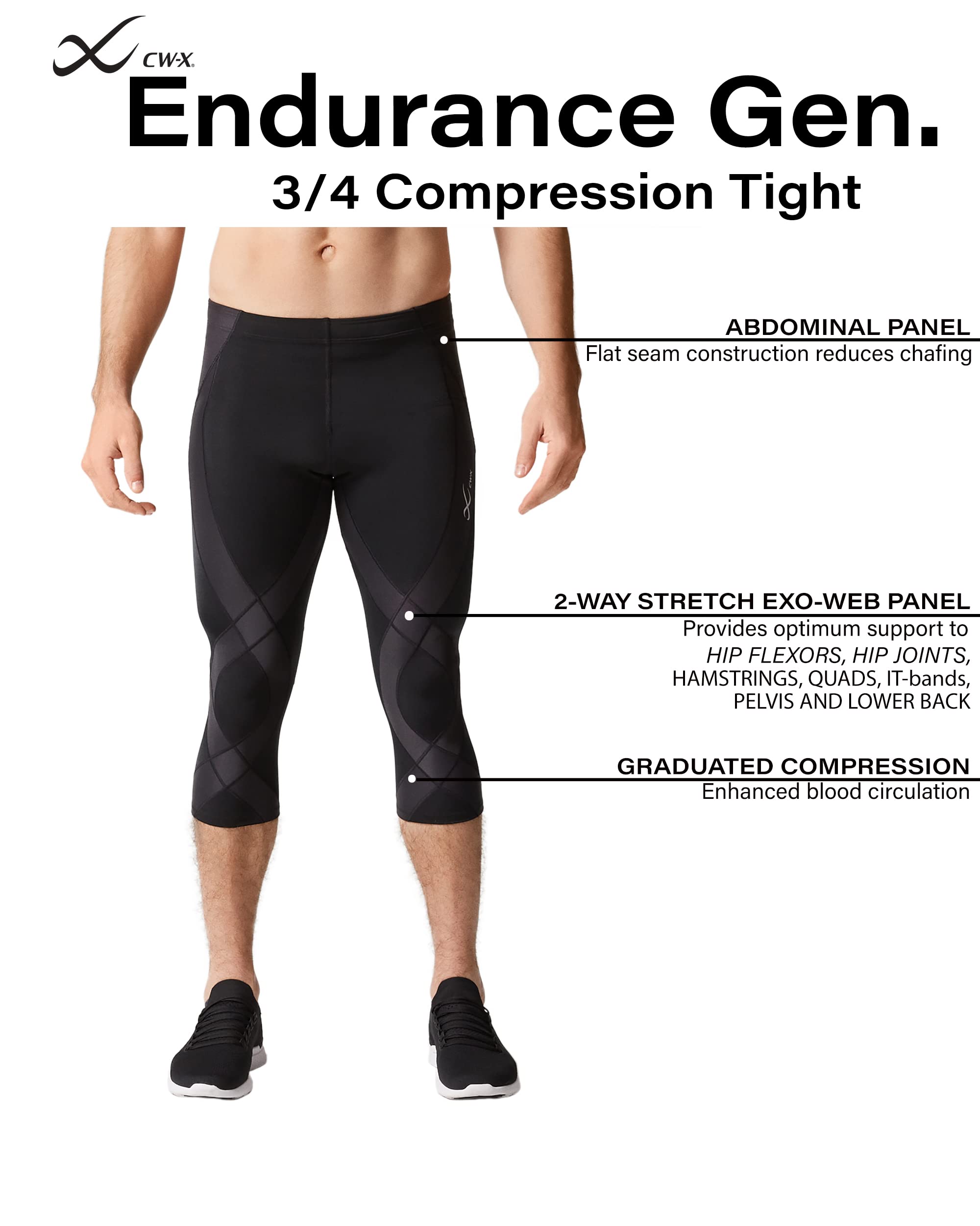 CW-X Pantalon de Compression Homme