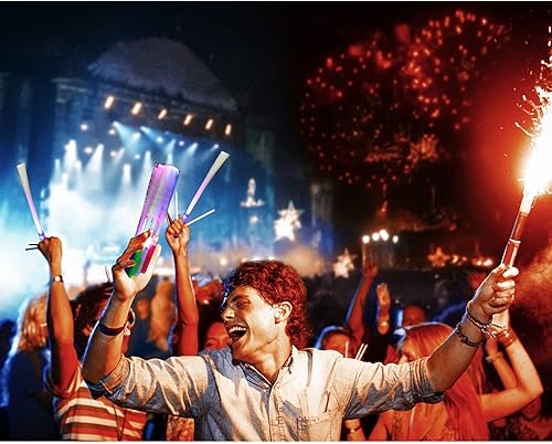 Miniatura 3 de Paquete de 24 varitas de fibra óptica brillante con luz LED varitas intermitentes de fibra óptica intermitentes para niños regalos de fiesta de