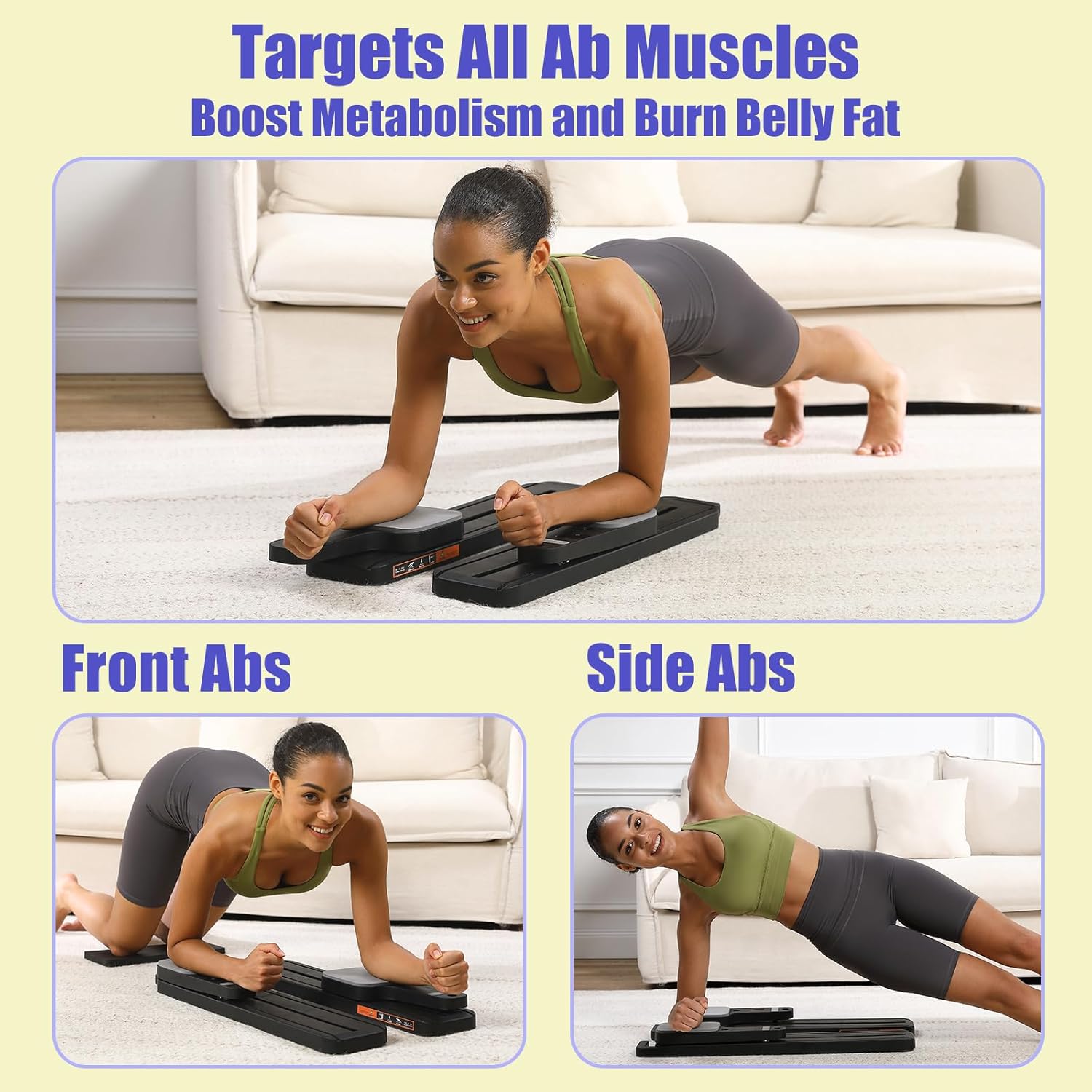 2025 Upgraded Pilates Reformer Machine, 360° Full-Body Toning Home Workout Equipment, Multifunctional Abdominal Board for Core & Abdominal Strength with Smart LCD Tracker