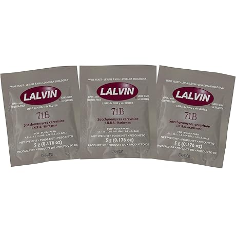 Lalvin 71B-1122 Yeast (Three Pack)