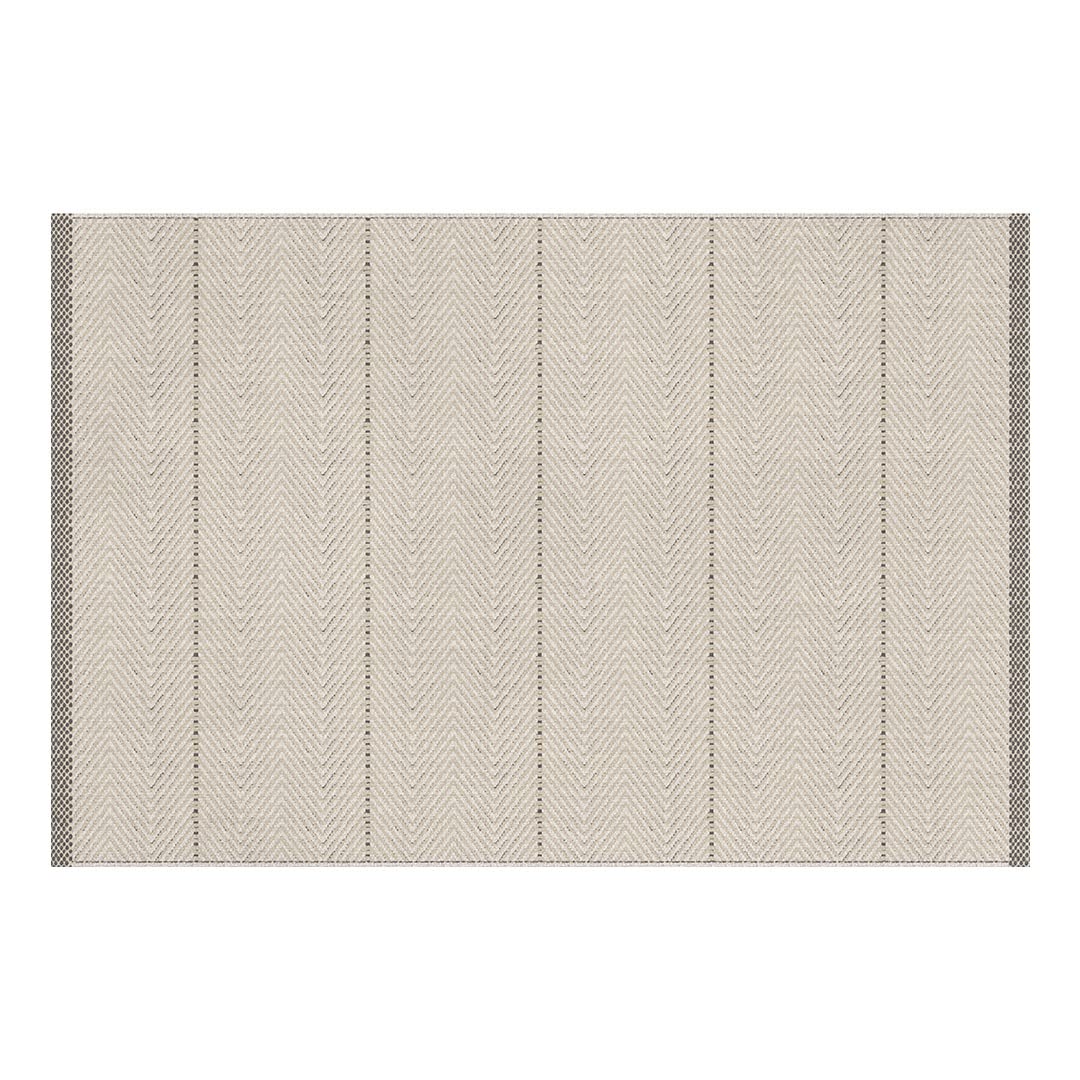 Carolina Creekhouse Vinyl Rug | Kristen 054515UA | Vinyl Floor Mat | Decorative, Vintage, Waterproof, Eco-Friendly, Non-Slip | Cream, 2'x3'