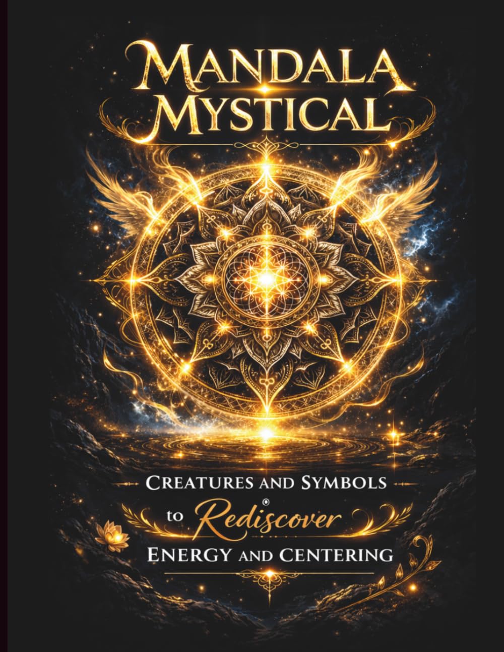 Mandala Mystical coloring book: Creatures and Symbols to rediscover Energy and Centering