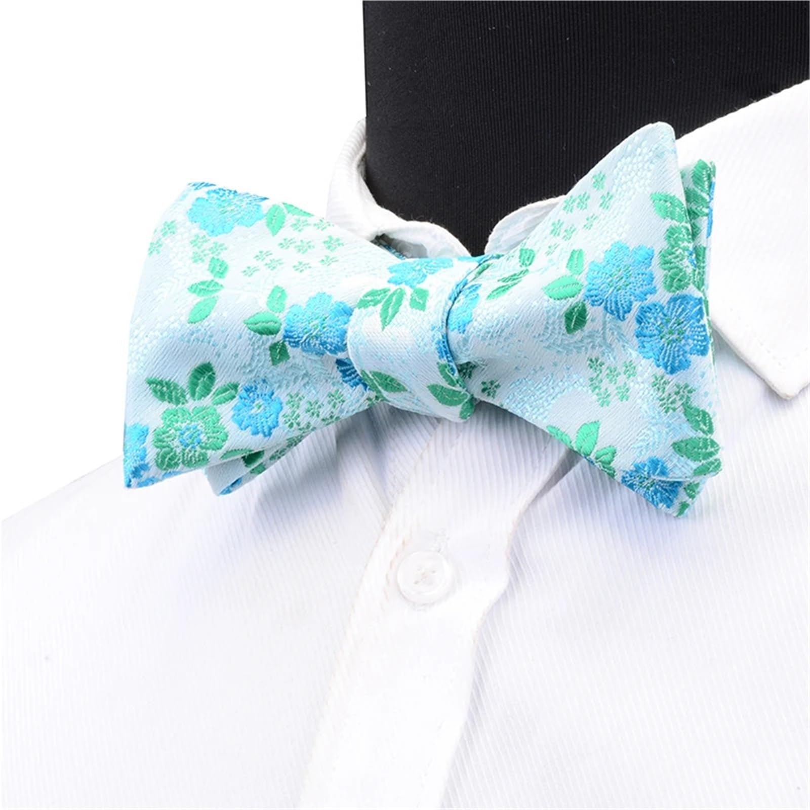 Florale Fliege for Selbstbinden, Herren-Fliege aus Seide, modisch, rot, blau, grün, for Herren, Hochzeitsaccessoires