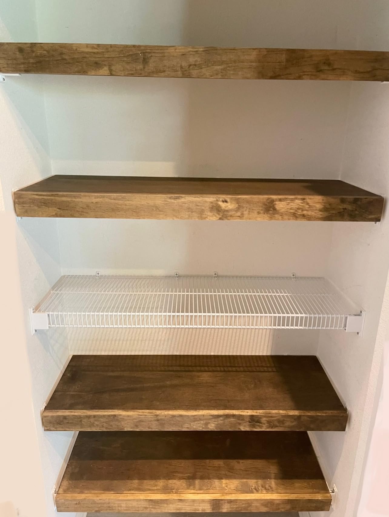 Amazon.com: Wire Rack Cover Removable Wood Shelf Covering