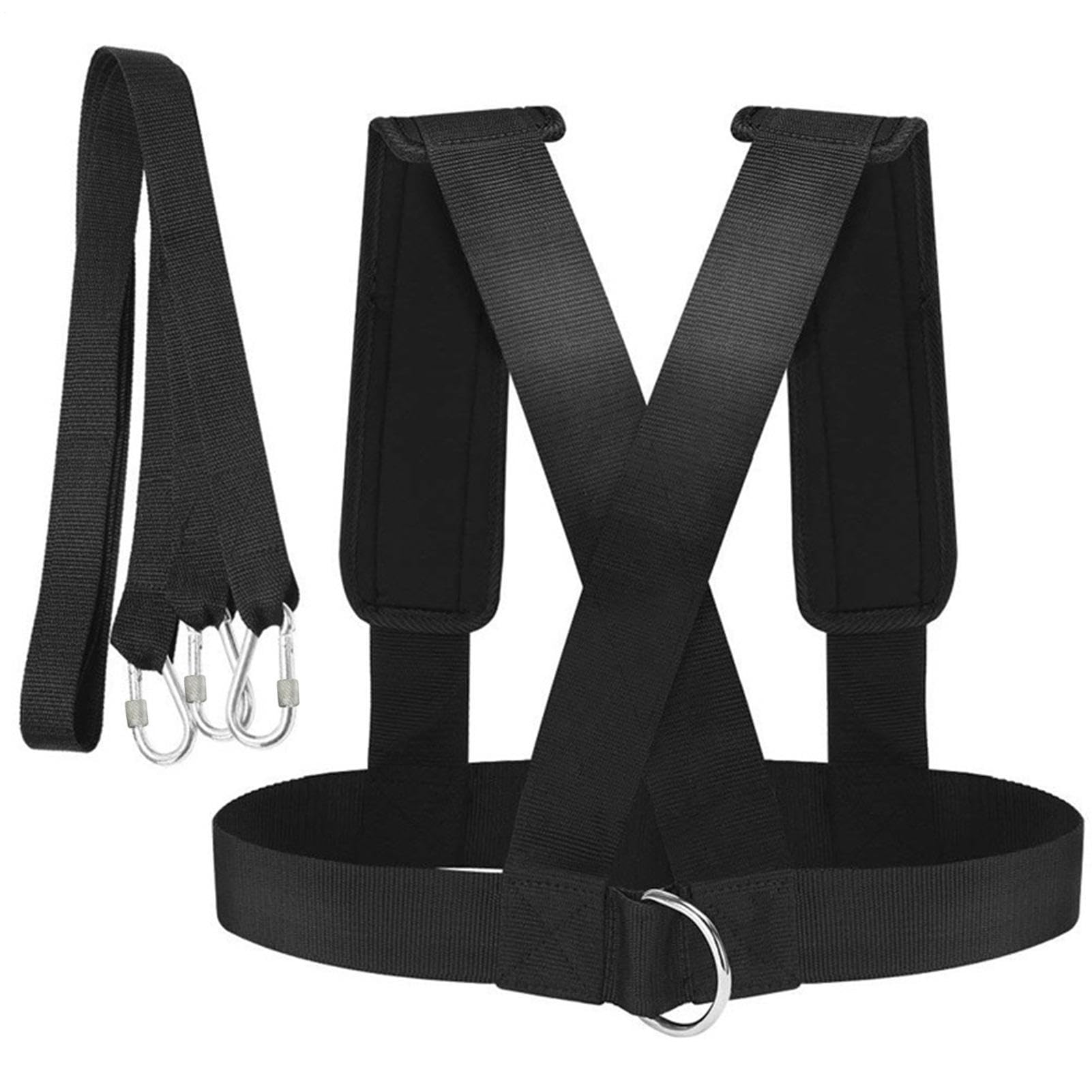 Sled Harness - Tyre Tensile Strength, Versatile Tyre Traction Technology, Advanced Steel Carabiner Technology | Durable Fitness Equipment For L