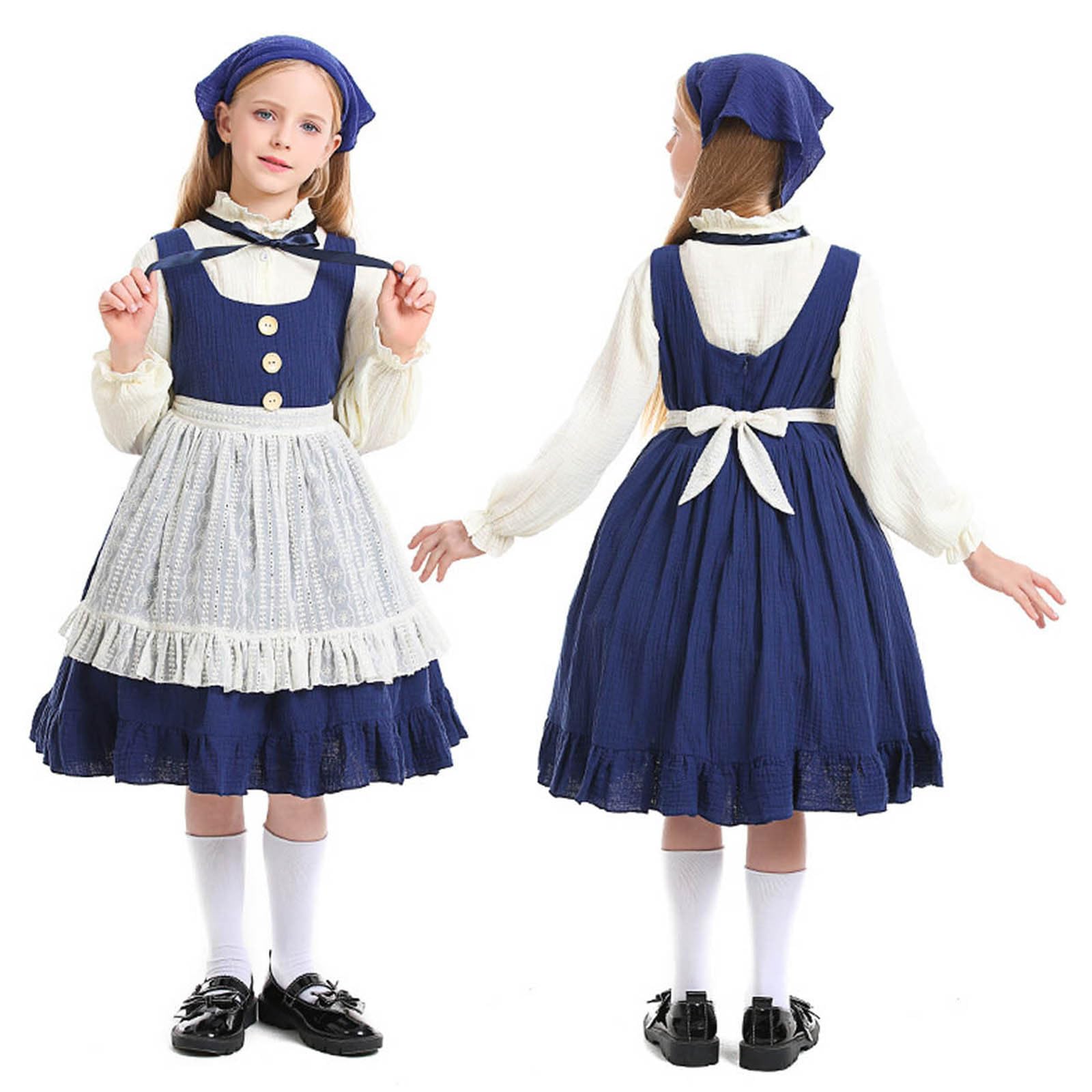 Kinder Mädchen Sommer Oktoberfest Kurzarm Kleid Rock Kleidung