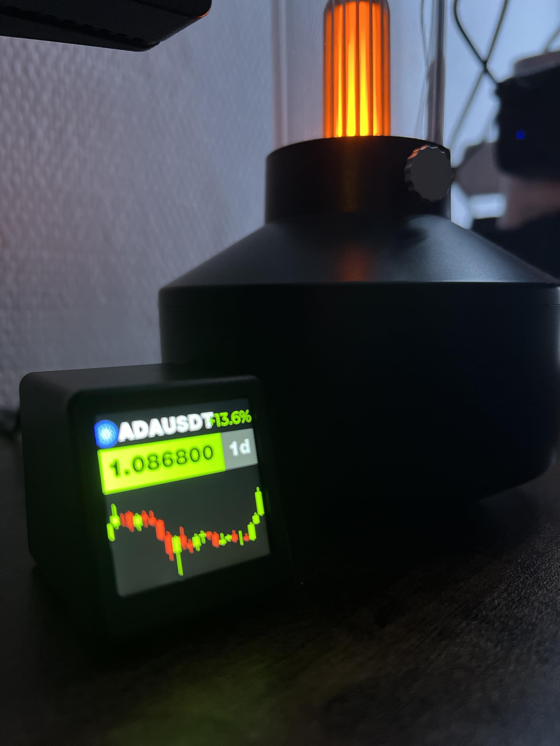 Générique Mini Écran Portable pour Cours de Bourse, Crypto-Monnaies et  Météo, Affichage LED : Amazon.fr: Informatique