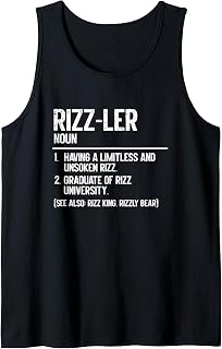Funny Gen-Z Meme Gen Alpha Slang Tank Top