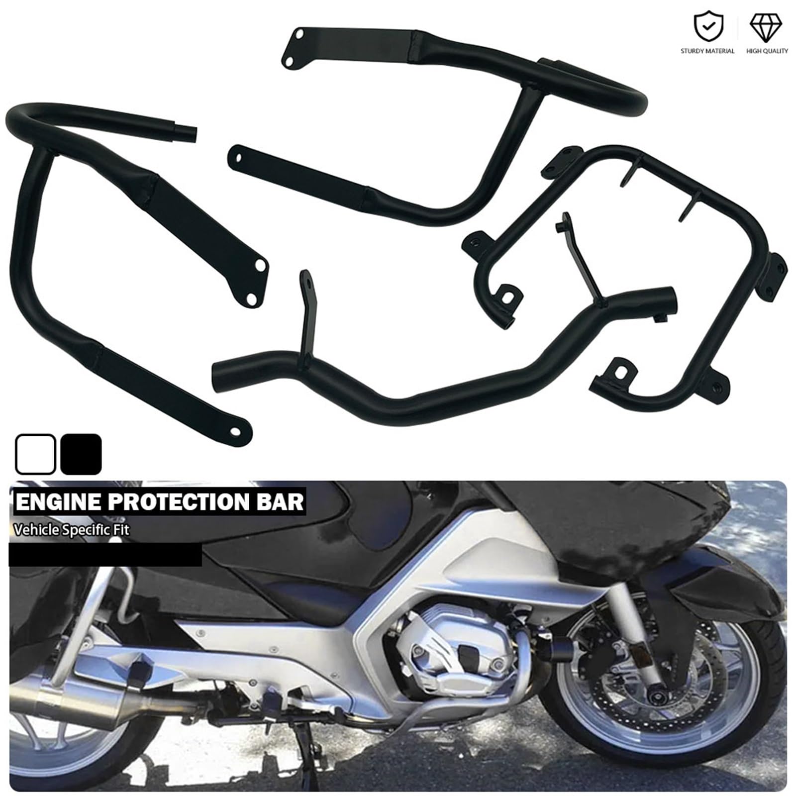 Barre De Protection Moteur Moto, Cylindre Contre Les Chocs, Carénages Latéraux, Pare-Chocs pour BMW R 1200 RT R1200 R1200RT 2005 – 2013