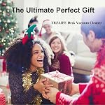 TRZLIFE Desk Vacuum Cleaner, Office & Home Desktop Cleaner, Ideal Gift | Type-C cordless mini vacuum, strong suction for office desks & home countertops. Sleek office-home accessory for holiday gift