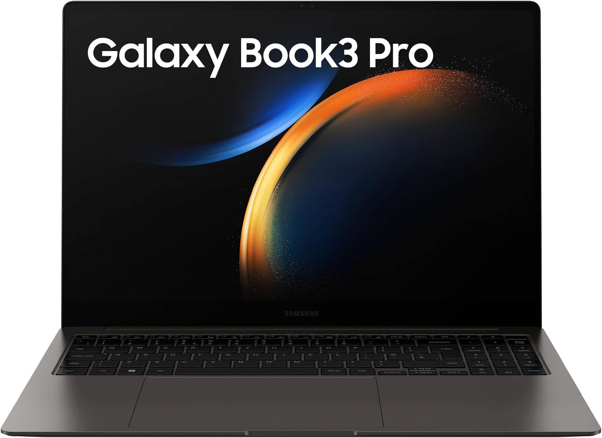 Samsung Galaxy Book3 Pro Wi-Fi Laptop, 16 Inch, 13th gen Intel Core i7 Processor, 16GB RAM, 512GB Storage, Graphite - Official