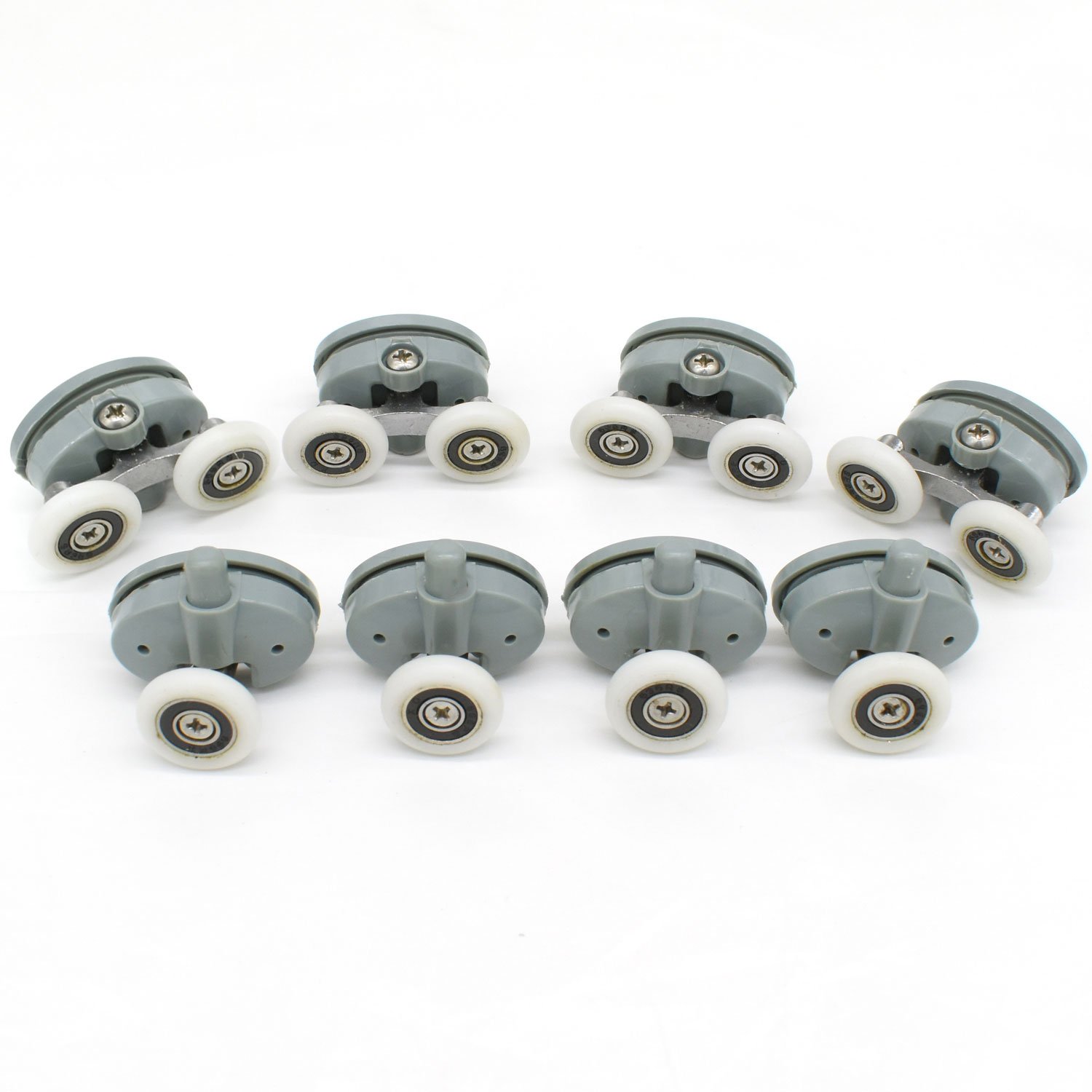 6er-Set Schiebetür-Rollen – 5x25,5x8,5 Mm, U-Nut, Edelstahl/POM, Traglast 63 Kg – Für Duschen, Fenster & Schränke