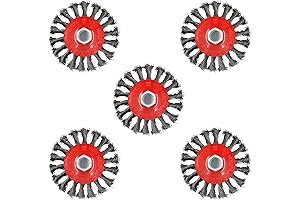 Tangle-Free Twist Knotted Steel Wire Wheel for Effortless Surface Conditioning