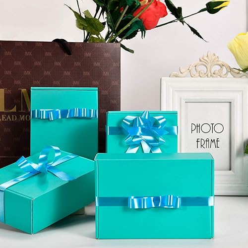 Vista 143 de Paquete de 25 cajas de envío de 4 x 4 x 2 pulgadas, cajas de regalo de San Valentín para el día de la madre, cajas de cartón corrugado, cajas de Rojo