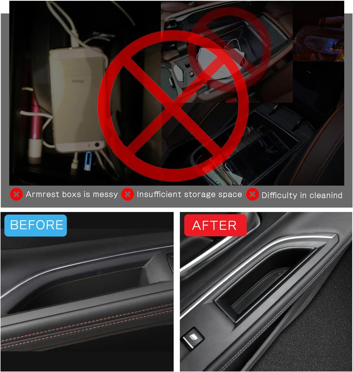 Maximize Space: Review of CDEFG Peugeot 3008/5008 GT Door Storage Box