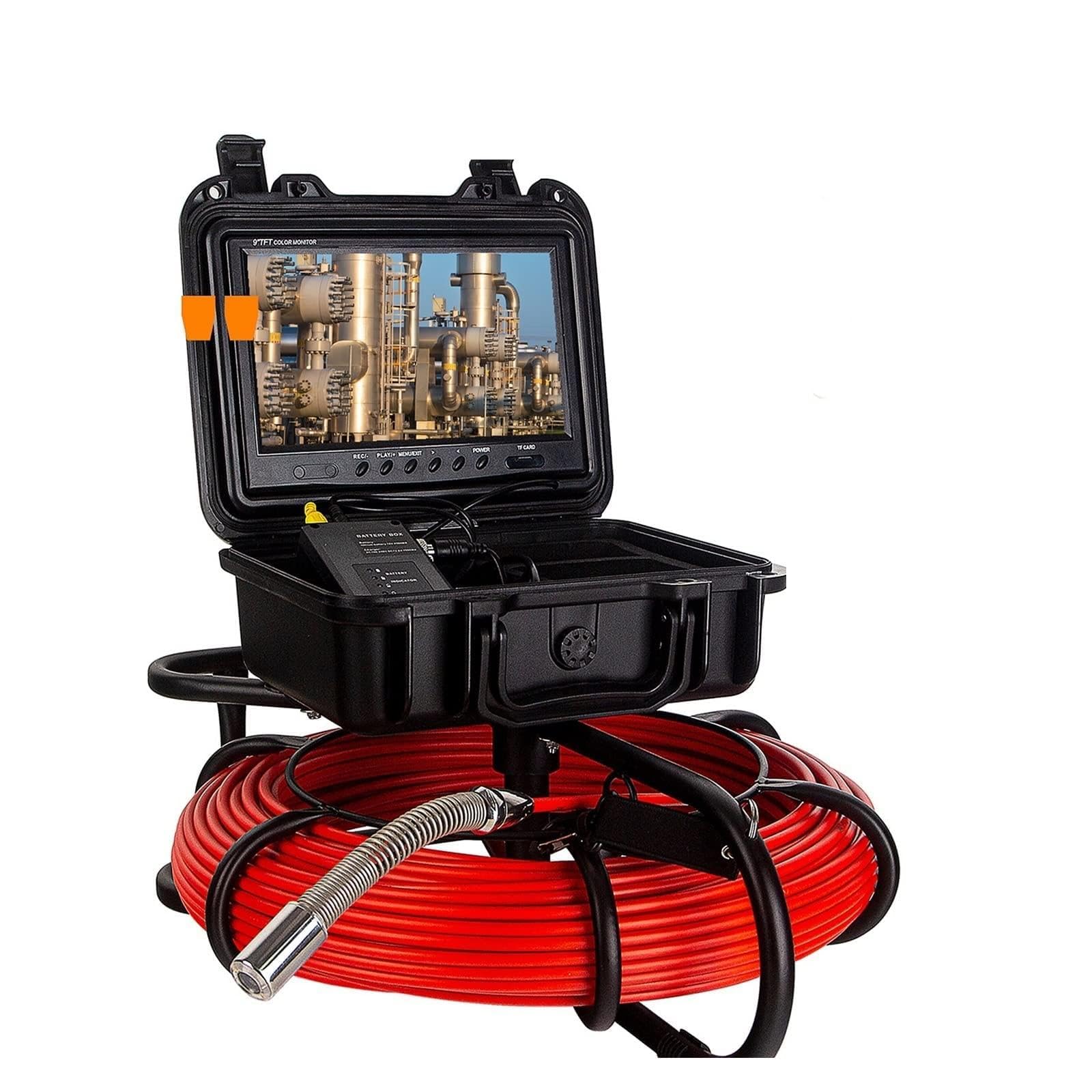 YNIYUJKL Camera, Sewer Endoscope Pipe Video Detection Camera 7Mm Cable Detector,For Wall Automotive Engine,1080p-20m