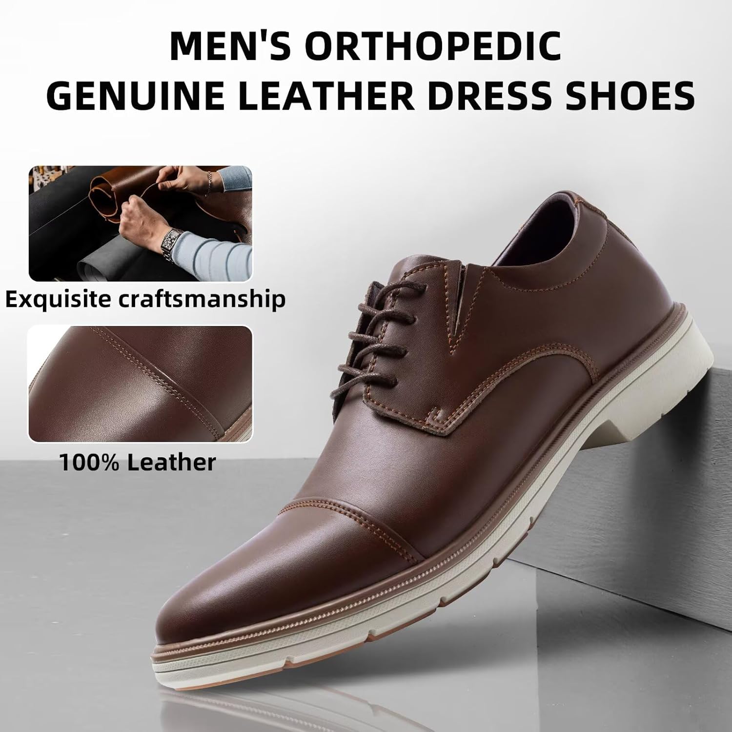 Orthopedic Business Leather Dress Shoes Arch El Salvador Ubuy
