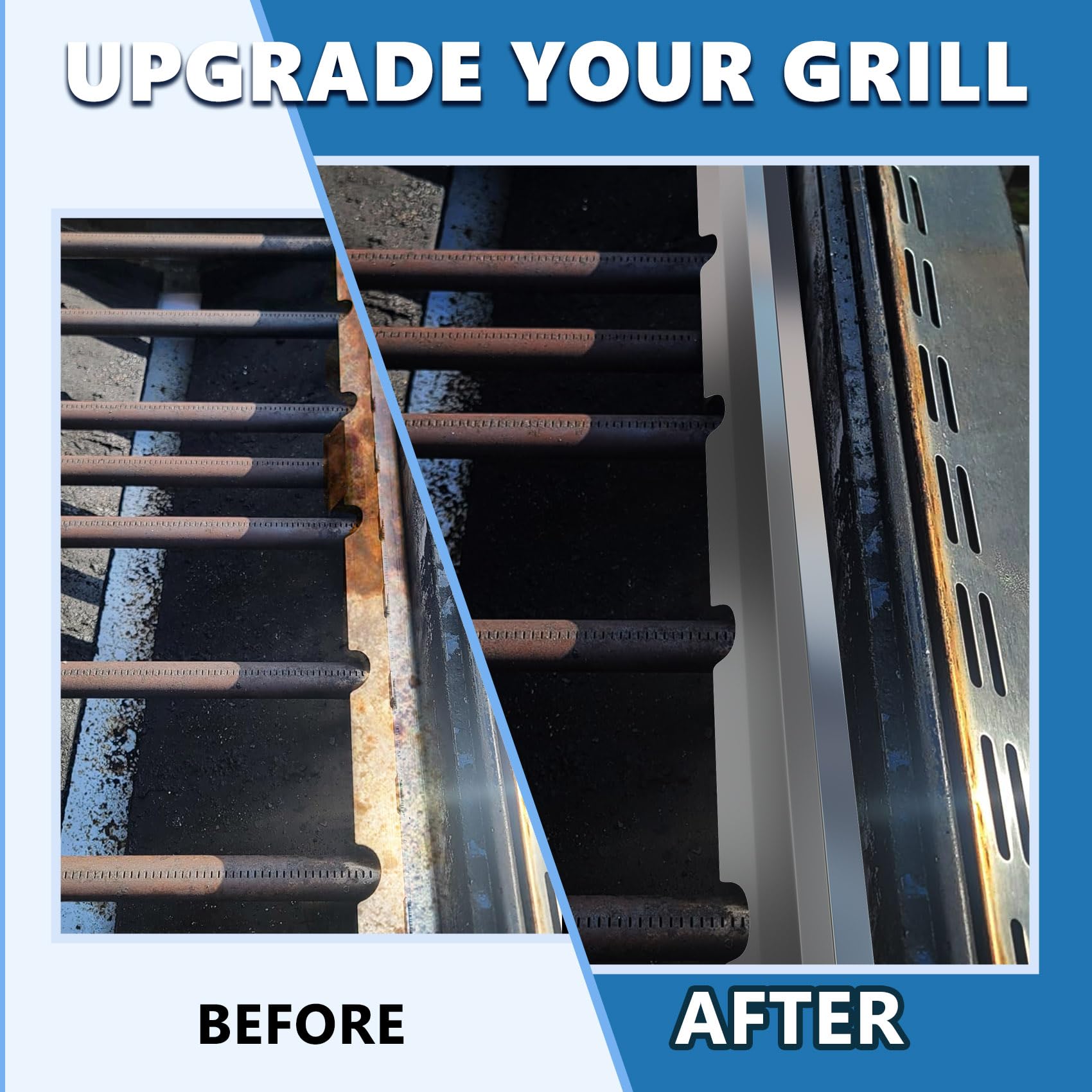 SafBbcue Summit Supports de support pour brûleur Weber Summit E-420 E-450 E-470 pour barres aromatisantes Summit S-420 S-450 S-470, remplace Weber 64850 Summit Grill Center