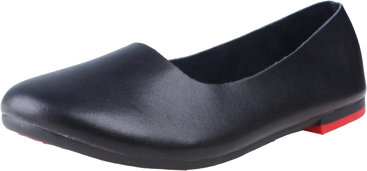 Women's Leather Loafer Flat Shoes Slip on