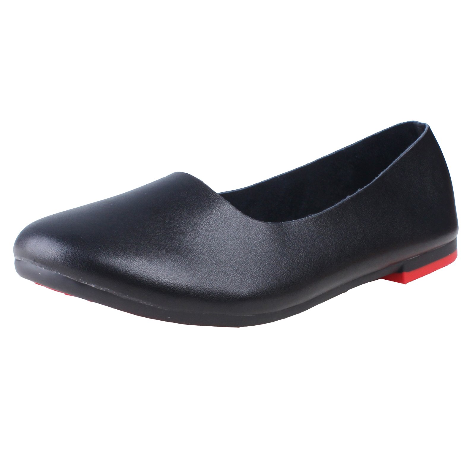 Women's Leather Loafer Flat Shoes Slip on