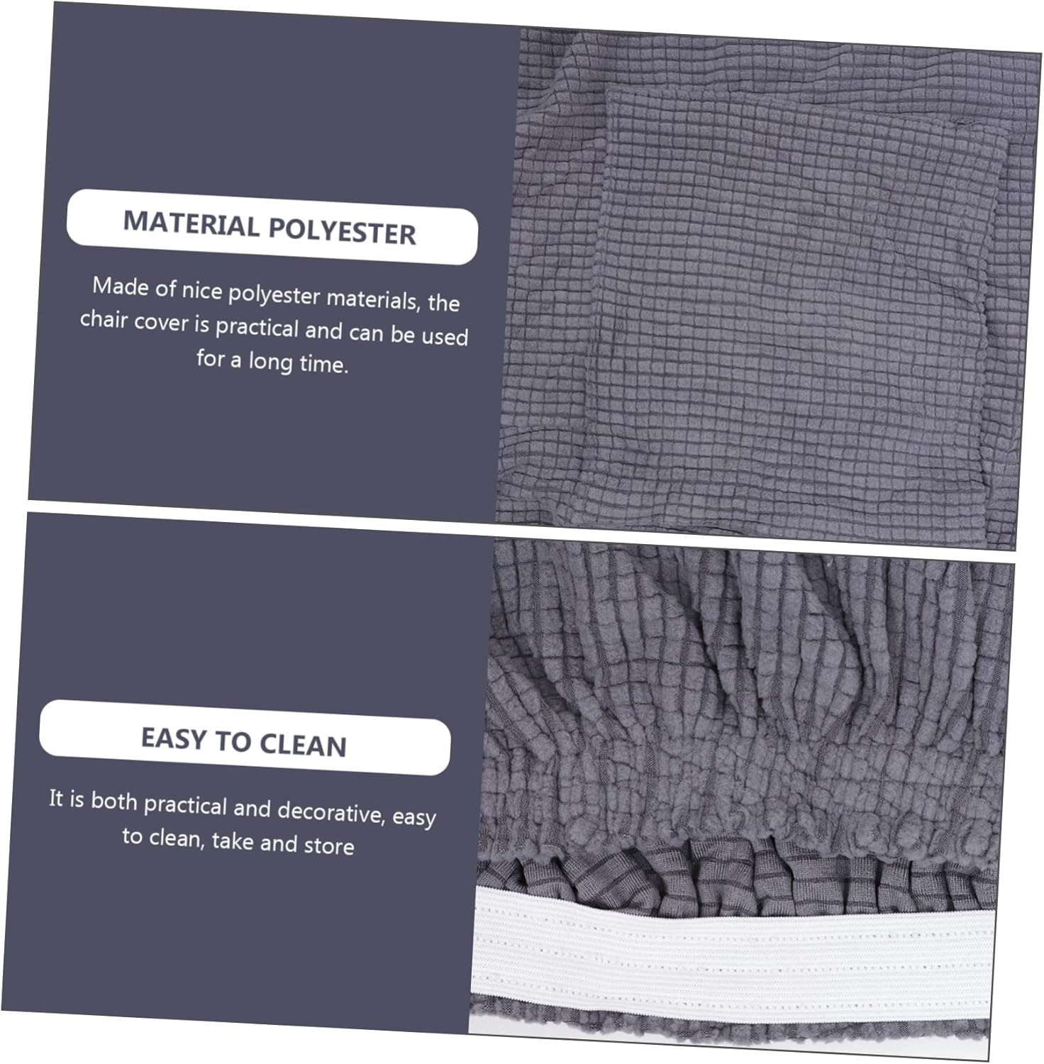 Zerodeko Stretch Recliner Slipcovers Thick Polyester Chair Covers for Recliner Full Coverage Sofa Protector Elastic for Solid Color Suitable for Living Room