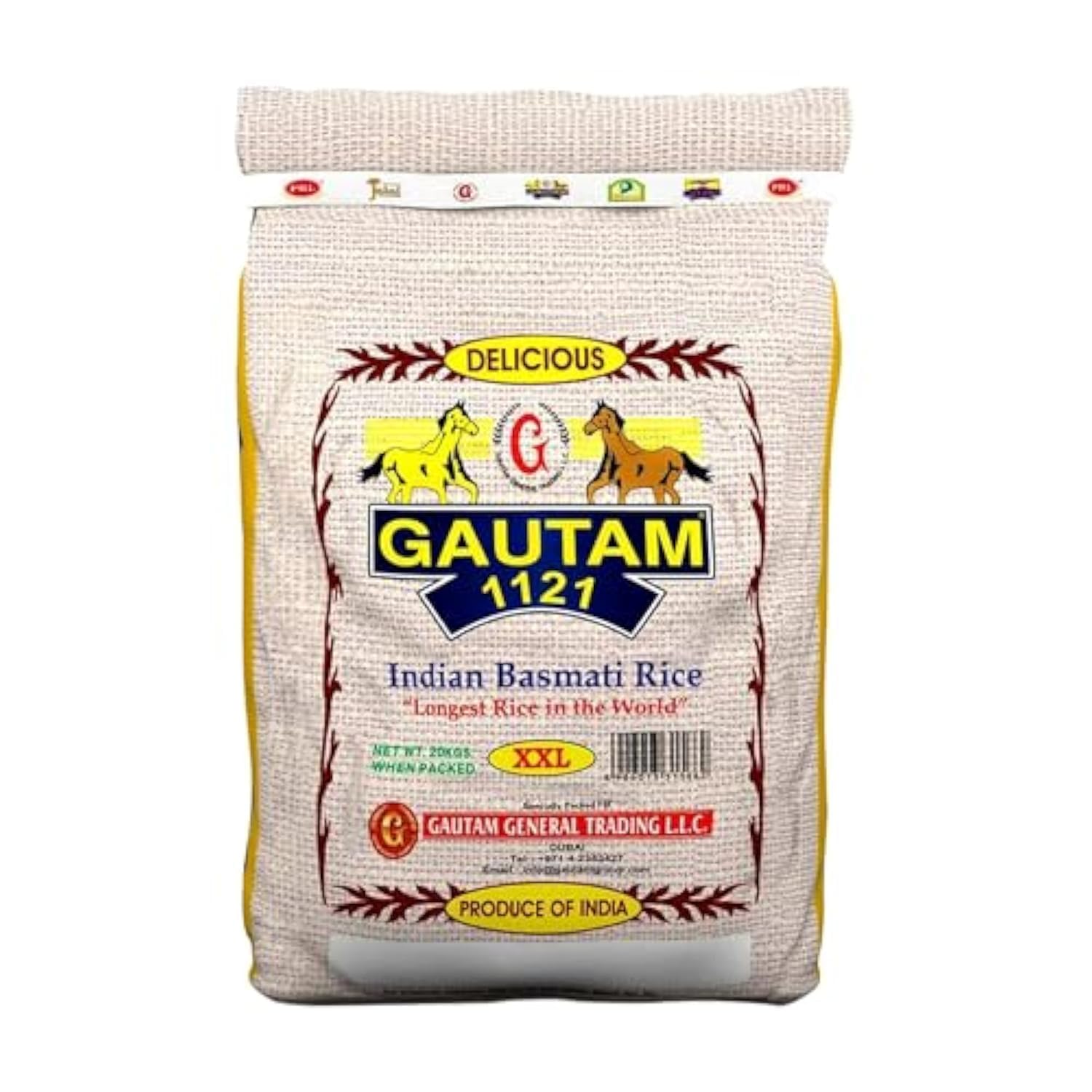Gautam Basmati Rice XXL (20KG)