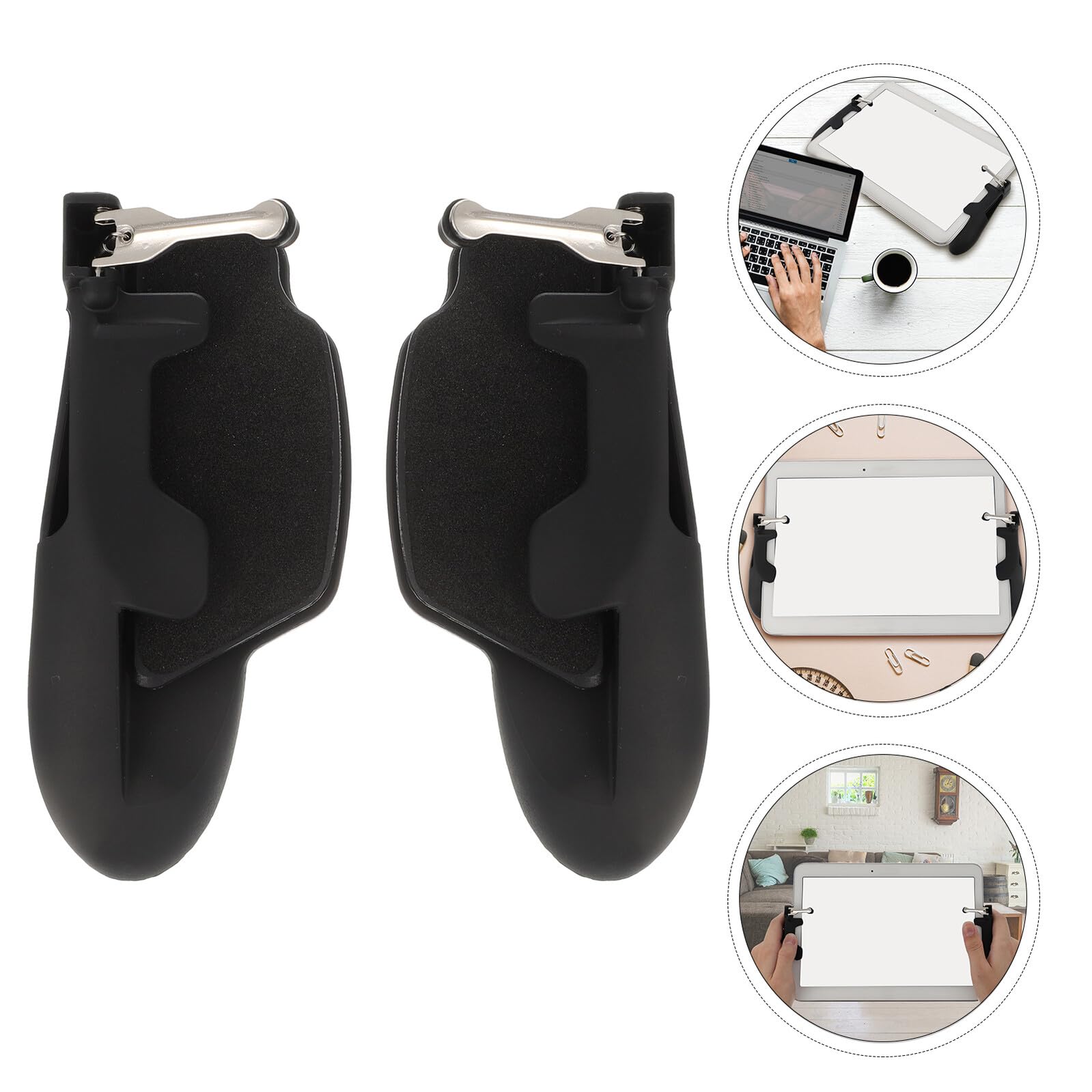 WEKADRIN Einstellbarer Tablet Game Trigger Metall-tasten Gamepad Kompatibel mit Ipad Leichtes Tragbares Game Grip Bedienungshilfe für Mobiles Gaming