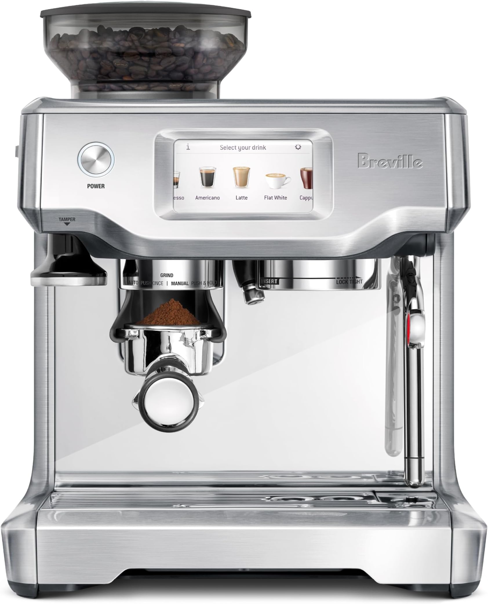 Barista Touch Espresso Machine BES880BSS, Brushed Stainless Steel