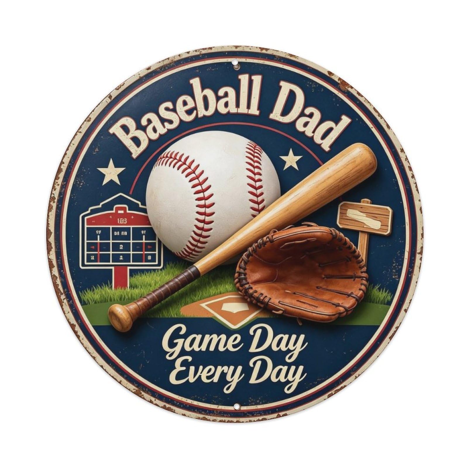 Game Day Every Day Metal Tin Sign Plaque