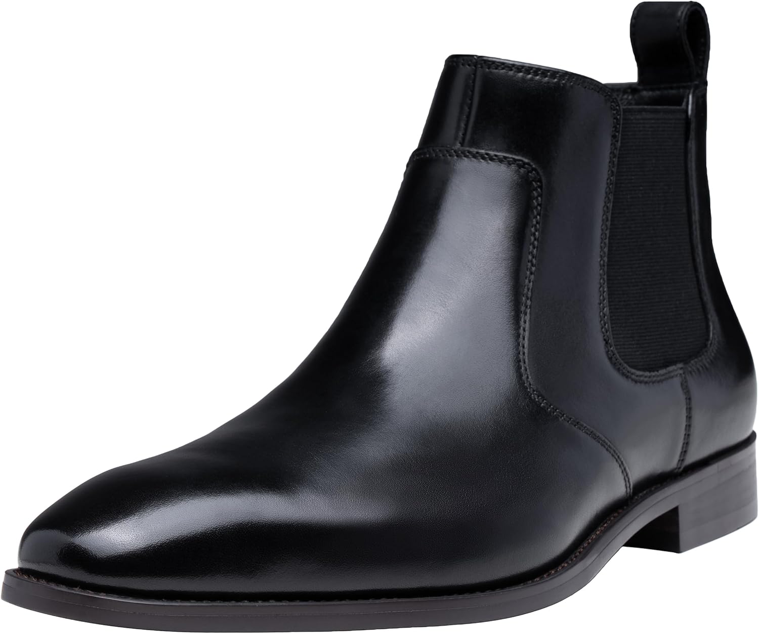 Jousen Men's Chelsea Boots Polished Premium Leather Ankle Dress