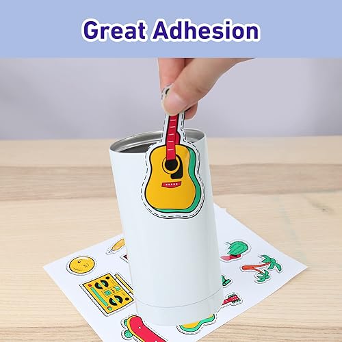 Miniatura 8 de Koala - Papel adhesivo transparente y papel adhesivo de vinilo mate para impresora láser paquete de papel adhesivo imprimible impermeable