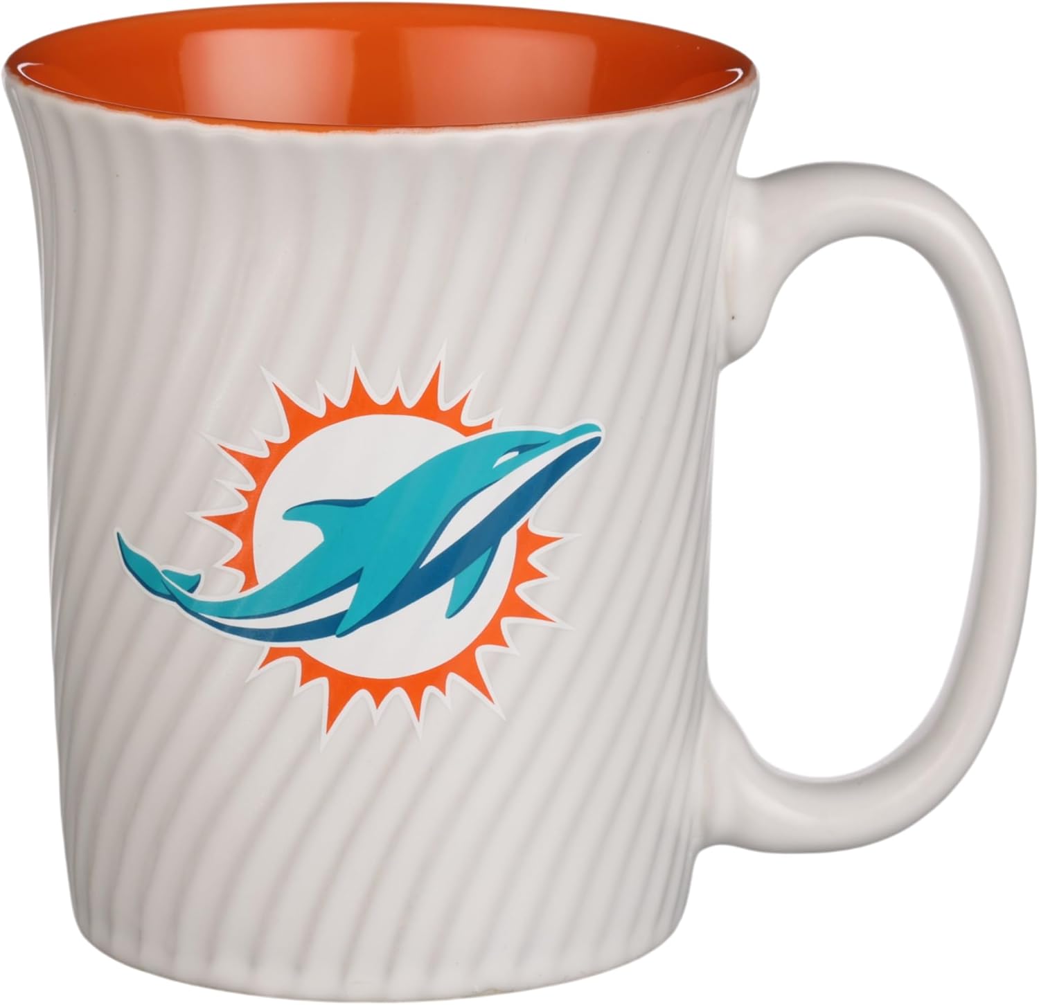 The Memory Company Officially Licensed 15oz Swirl Mug, Miami Dolphins
