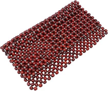 Wakauto Wooden Beads Cooling Car Seat Cushion Beaded Mat Square Comfort Car Seat Summer Cushion Home Office Chair Cover Pad Auto Supplies