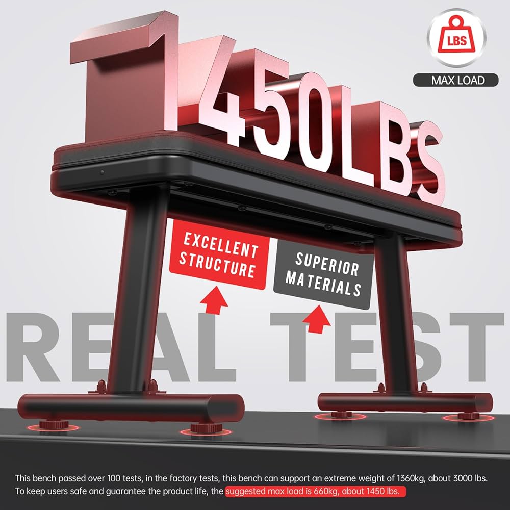 Amazon.co.jp: PASYOU フラットウェイトベンチ ワークアウト