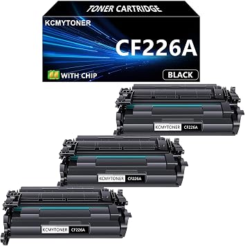 26A Compatible Toner Cartridge Replacement for HP 26A CF226A Black Toner Cartridge Use for LaserJet Pro M402n M402dn M402d M402dw M402dne MFP M426dw M426fdw M426fdn Printer 3-Pack