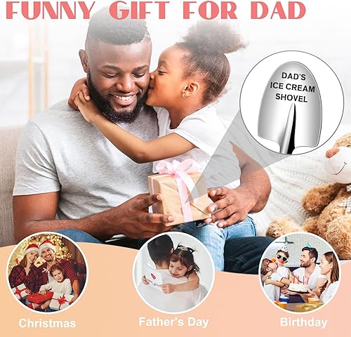 Miniatura 38 de Regalos divertidos para papá, padrastro, suegro, día del padre, cumpleaños, regalos geniales para papá que no quiere nada, cuchara de pala de helado