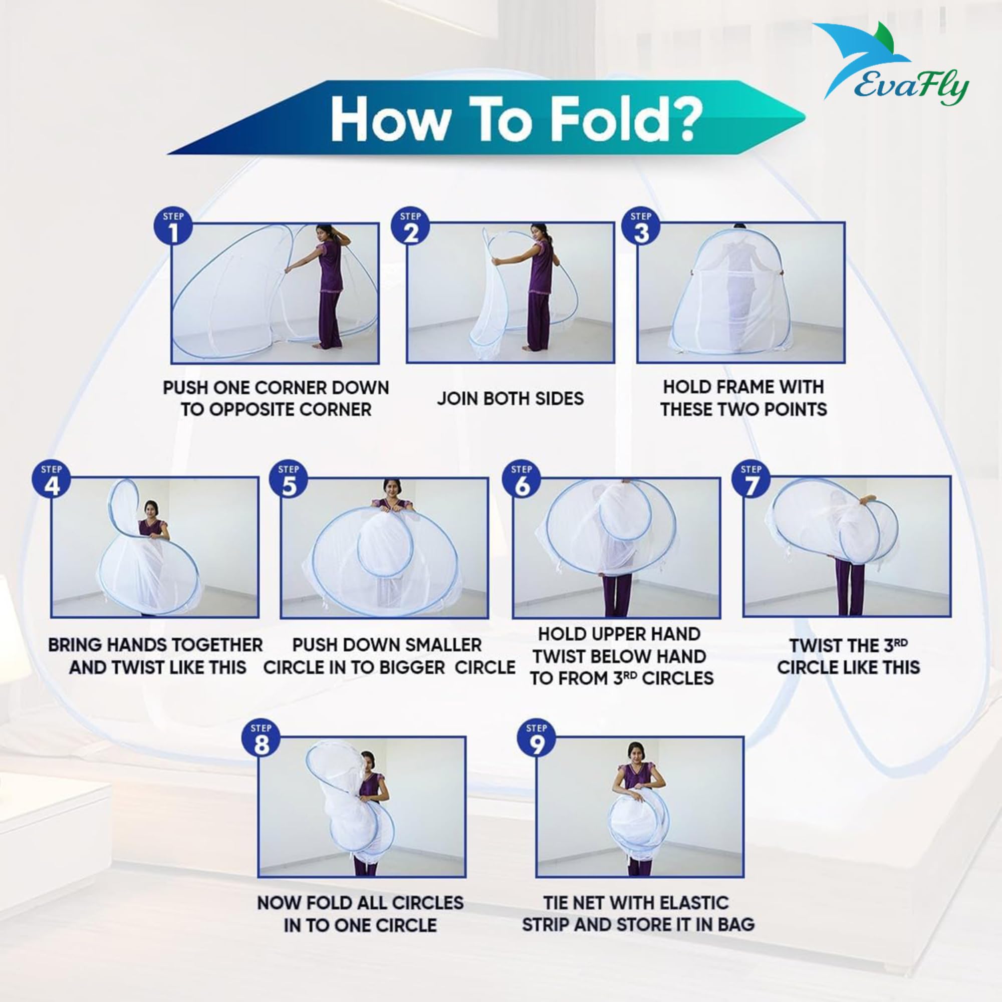 King Size Mosquito Net - Evafly Premium Protection -6 King Size Mosquito Net - Evafly Premium Protection -6